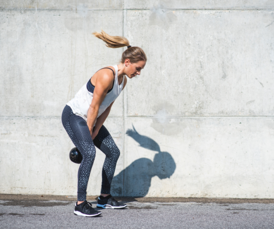 entrainement au kettlebell- activité physique